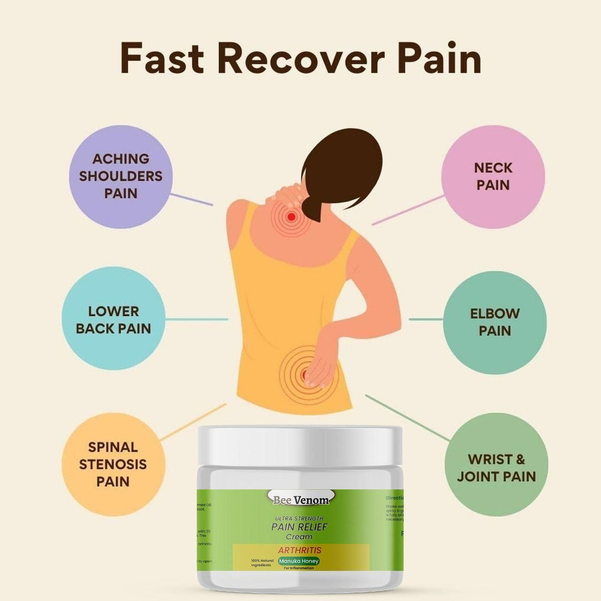 Bee Venom Ultra Strength Pain Relief Cream |🔥 BUY 1 GET 1 FREE🔥