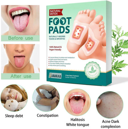 Premium Detox Foot Patches (Pack of 10) 𝘽𝙪𝙮 1 𝙂𝙚𝙩 1 𝙁𝙧𝙚𝙚 𝙊𝙛𝙛𝙚𝙧